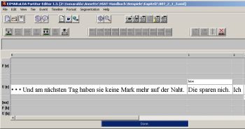 EXMARaLDA Partitur-Editor